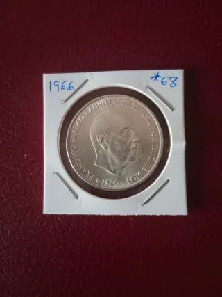 Moneda 100 Ptas Franco 1966 *68