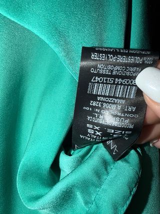 Annarita N coprispalle verde taglia XS