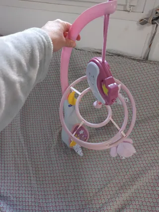 Móvil musical Chicco rosa