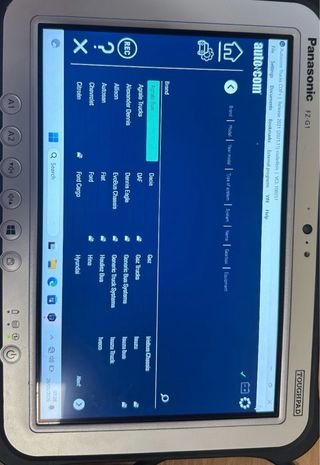 Panasonic FZ-G1 Autocom 2021 AUTODIAGNOSIS