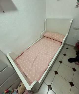 Cama infantil blanca