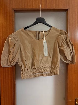 Top Antonello Serio Beige Taglia Unica