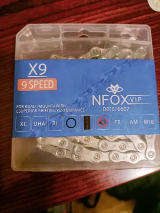 Catena Bici X9 9 Speed NFOX VIP