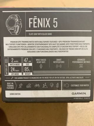 Reloj Inteligente Garmin Fenix 5