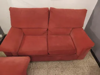 Conjunto sillones rojo