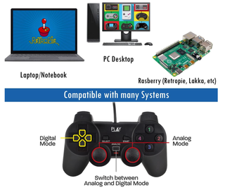 Mando USB PLAY PC y PS3
