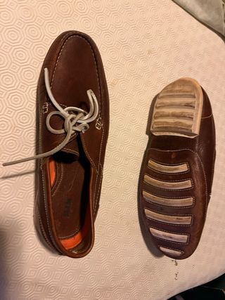 Scarpe da barca uomo marroni