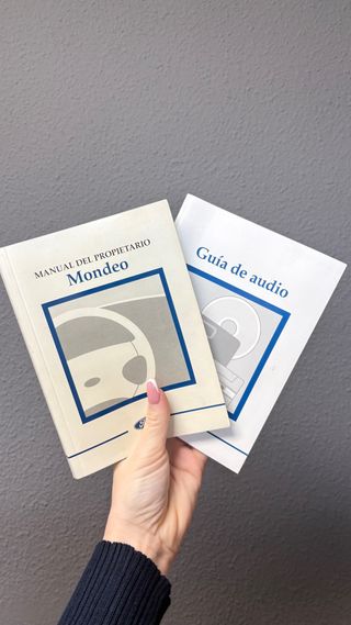 Manuales Ford Mondeo 2000 con funda original