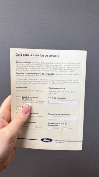 Manuales Ford Mondeo 2000 con funda original