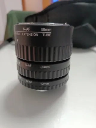 Meike Juego Tubos Extensión Macro Nikon