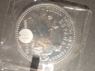 Moneda Plata 2000 ptas 2001 Juan Carlos y Sofía