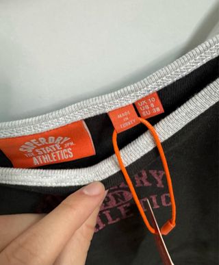 Top tirantes Superdry negro