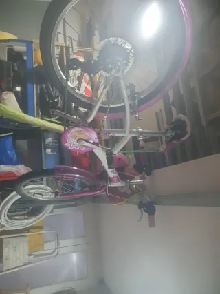 Bicicleta niña rosa