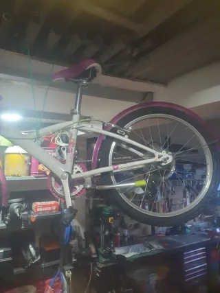 Bicicleta niña rosa