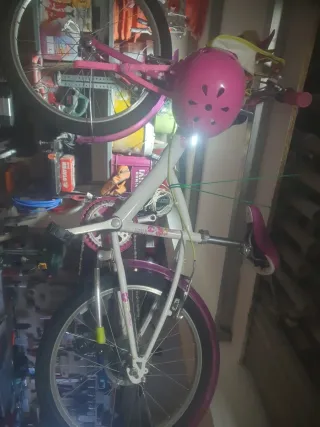 Bicicleta niña rosa