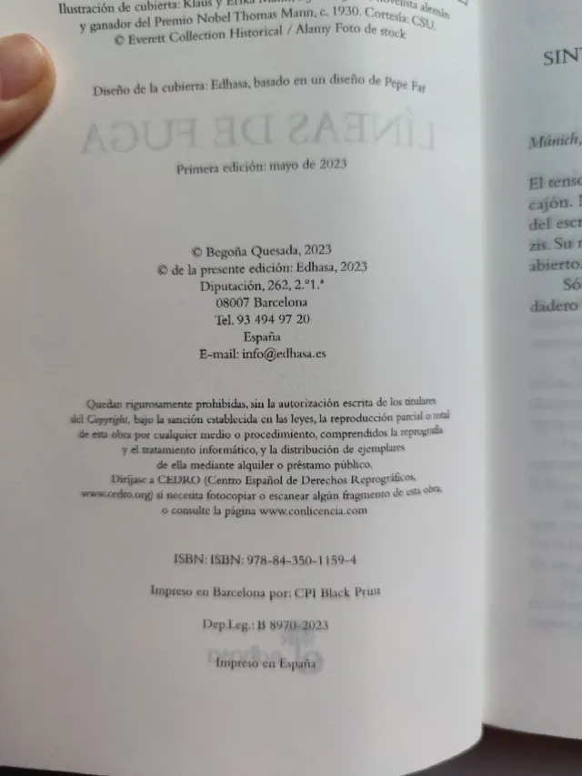 Líneas de fuga, Begoña Quesada