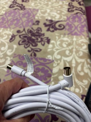 Cable coaxial TV macho/macho 10 metros