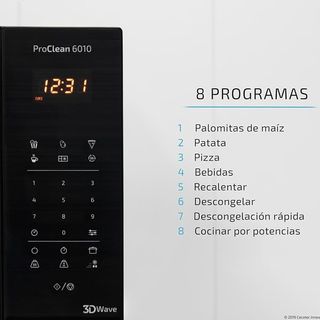 Cecotec Microondas ProClean 6010 grande  23L