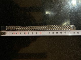 Pulsera Acero Inoxidable Malla Shark , preciosa