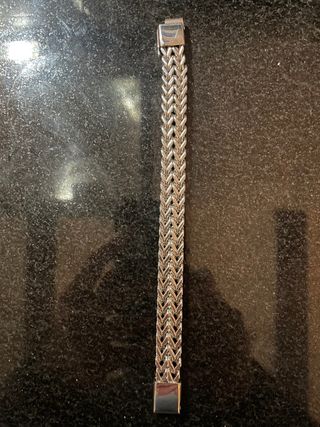 Pulsera Acero Inoxidable Malla Shark , preciosa