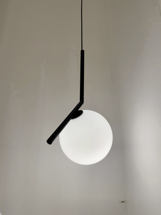 Lampada Flos Sospensione Vetro Nero