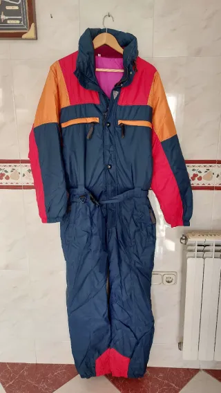 Mono de esquí multicolor