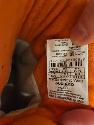 Botas nieve unisex Talla 28