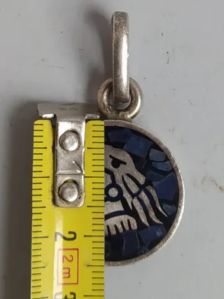 Colgante Vintage Diseño Azteca Plata 925 - 16.74gr
