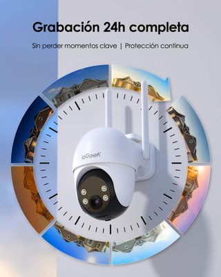 ieGeek Grabación 24/7, Cámara Solar 4G SIM
