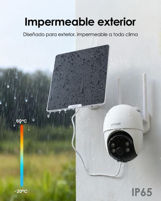 ieGeek Grabación 24/7, Cámara Solar 4G SIM