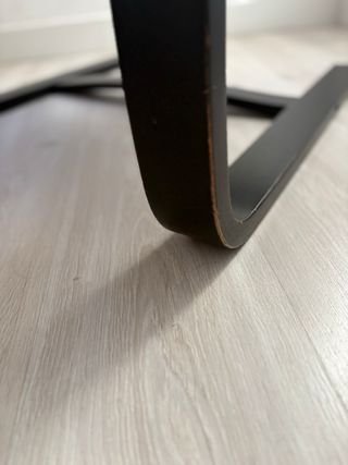 Butaca mecedora granate tela