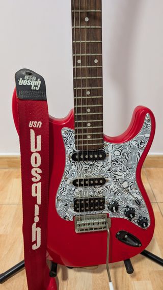 Epiphone S-Series Roja Modificada