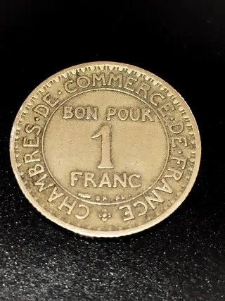 Moneda Antigua Francesa 1922