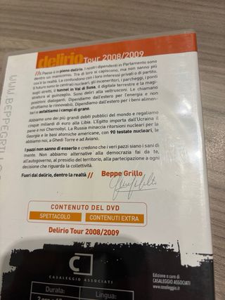 DVD Beppe Grillo Delirio