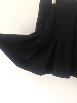 Minifalda pantalón tablas Mango Talla XS