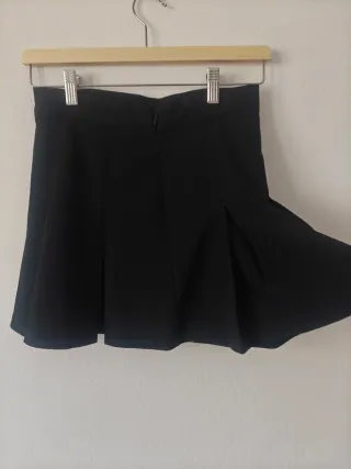 Minifalda pantalón tablas Mango Talla XS