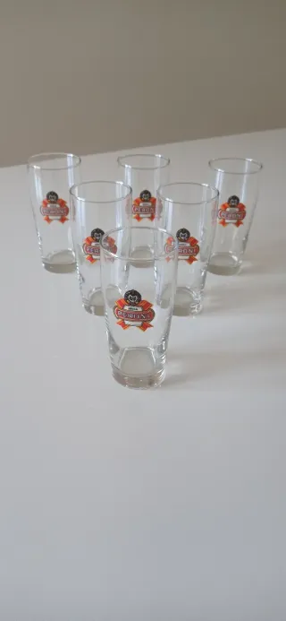 Bicchieri Birra Peroni Pubblicitari - Set 6pz