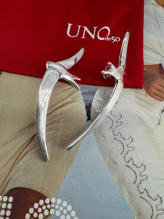 Pendientes UNO de 50 Plata