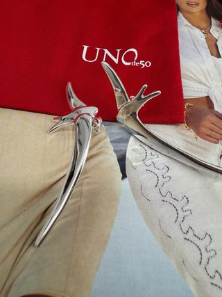 Pendientes UNO de 50 Plata