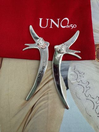 Pendientes UNO de 50 Plata