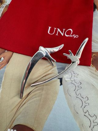 Pendientes UNO de 50 Plata