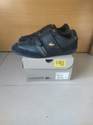 Zapatillas Lacoste Negras Velcro
