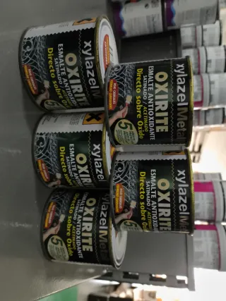 5x250ml Oxirite Satinado Rojo Carruaje