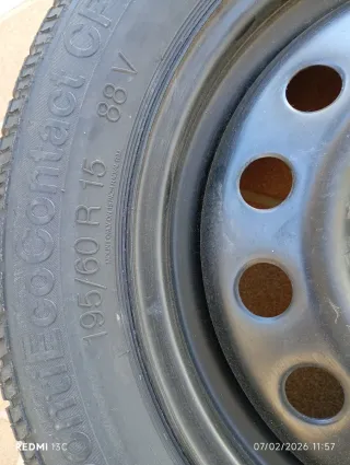 Rueda de repuesto Continental 195/60 R15
