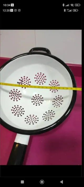 Colador nuevo esmaltado