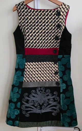 Vestido Desigual Patchwork