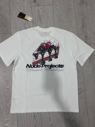 T-shirt NUDE Project Branca Tamanho M