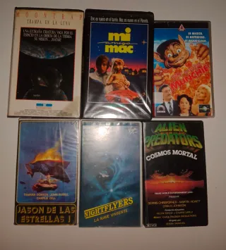 Lote 6 VHS Cine Terror Sci-Fi