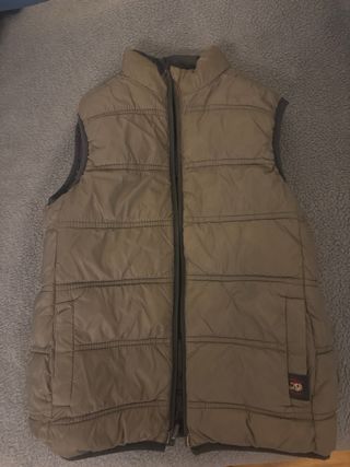 Jacket azul doble lado 128cm 8 anos