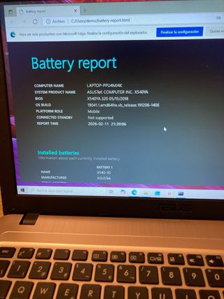 Portátil ASUS X550LD 15.6” - Restaurado fábrica